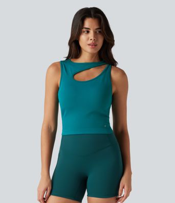 OneForm Seamless Flow Cut Out Built-in Bra Yoga Tank Top OneForm Seamless Flow Cut Out Built-in Bra Yoga Tank Top