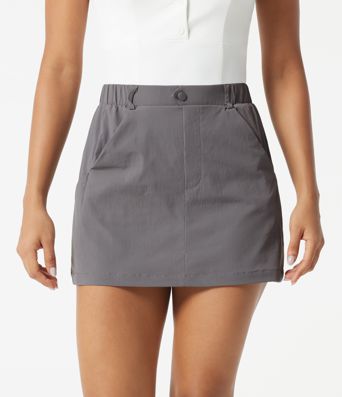 Mini-jupe de golf taille mi-haute 2 en 1 avec poches - tee de golf Mini-jupe de golf taille mi-haute 2 en 1 avec poches - tee de golf