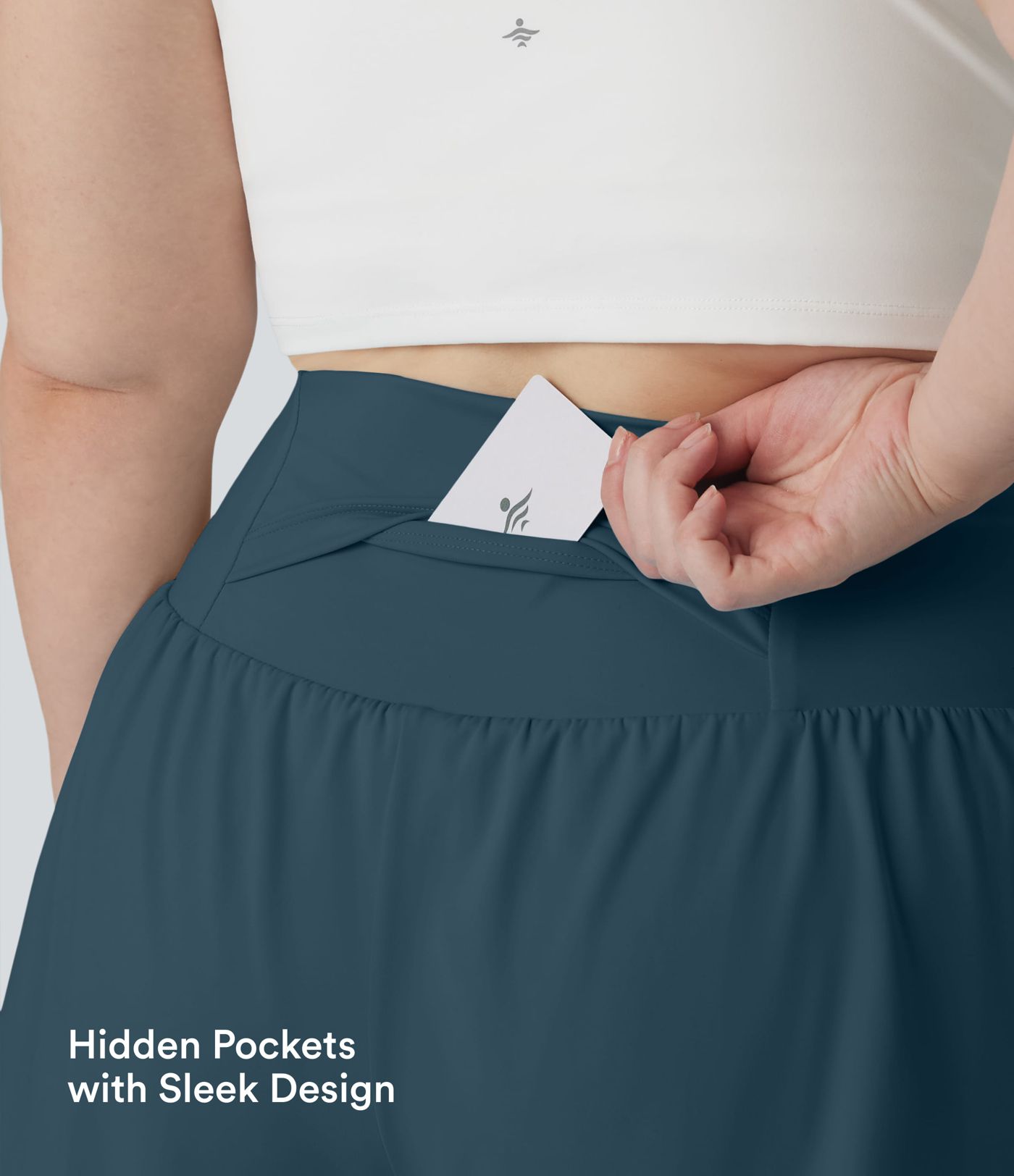 Super hoher Bund mit Tasche und 2-in-1-Funktion – Plus-Size Yoga-Shorts, 4'' längere Länge Super hoher Bund mit Tasche und 2-in-1-Funktion – Plus-Size Yoga-Shorts, 4'' längere Länge