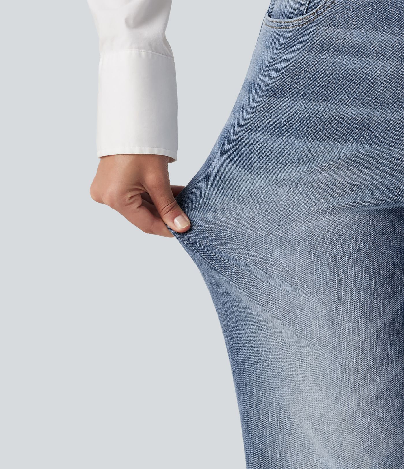 Halara Flex™ jeans casual elásticos de talle alto y pierna recta Halara Flex™ jeans casual elásticos de talle alto y pierna recta