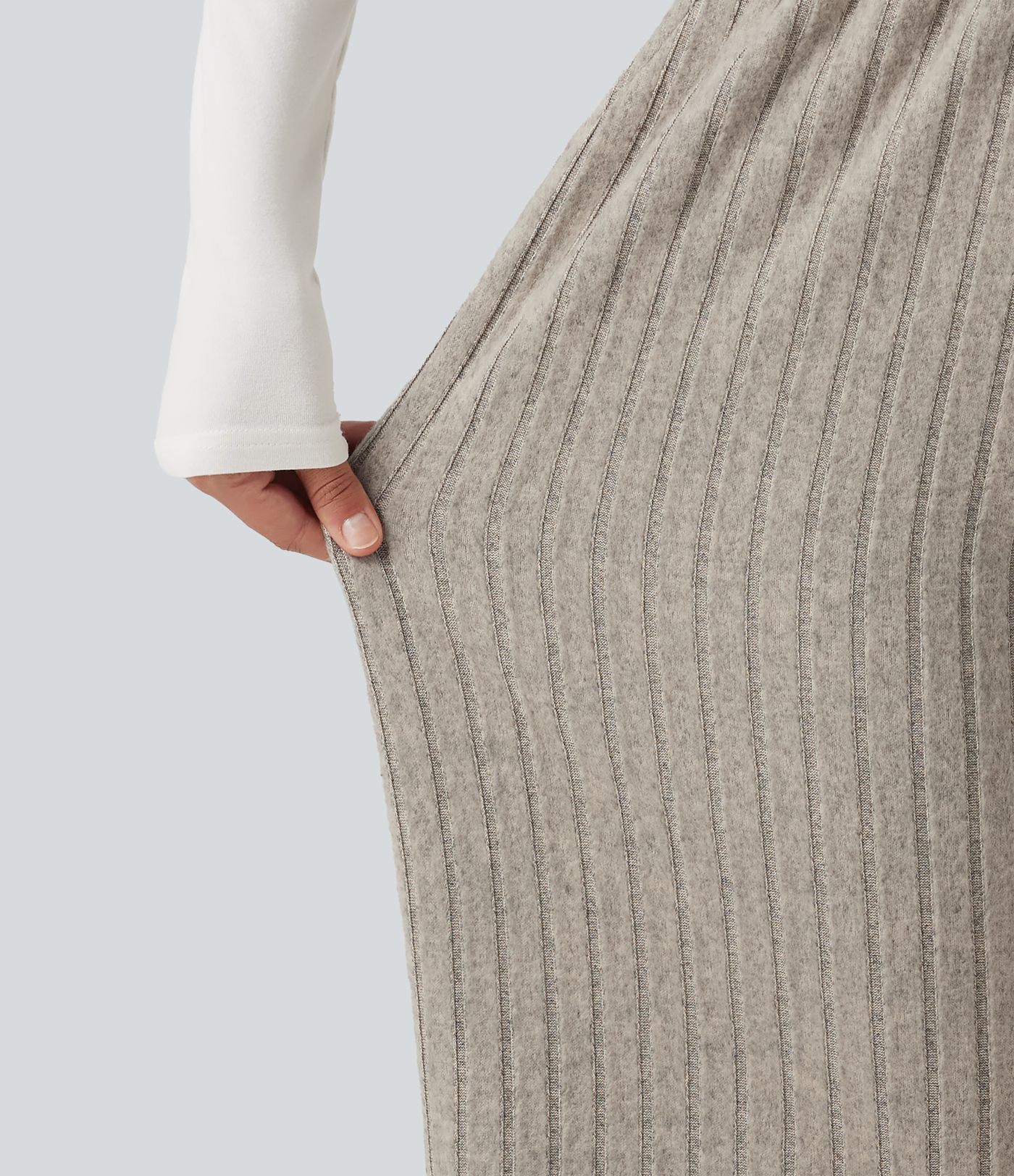 High Waisted Drawstring Baggy Casual Pants with Pockets High Waisted Drawstring Baggy Casual Pants with Pockets