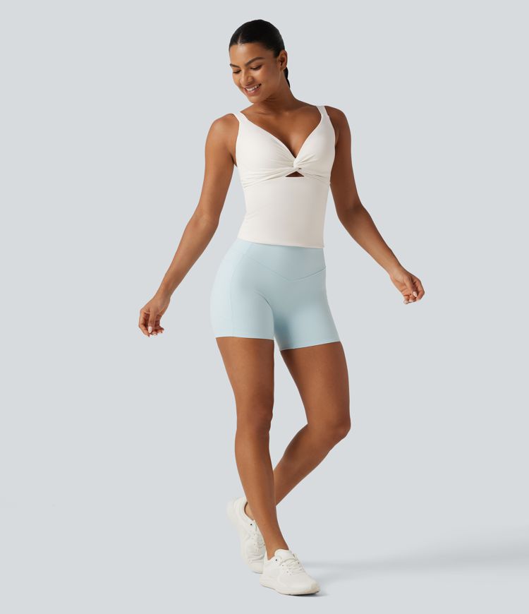 Halara UltraSculpt™ Light Support Molded Cups Push-Up Yoga Tank Top