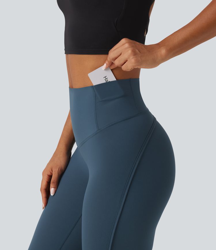 Halara UltraSculpt™ High Waisted Tummy Control Workout Leggings with Pockets Halara UltraSculpt™ High Waisted Tummy Control Workout Leggings with Pockets