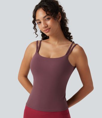 Halara UltraSculpt™ - Yoga-Tanktop mit integriertem BH - DD-F Cups