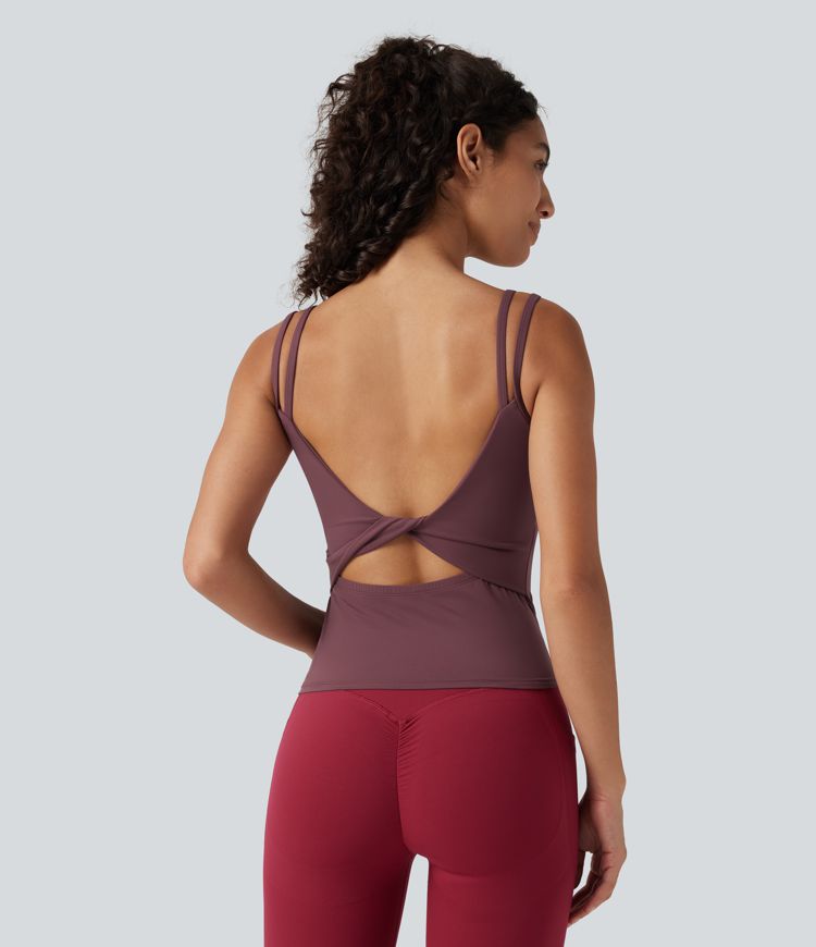 Halara UltraSculpt™ - Yoga-Tanktop mit integriertem BH - DD-F Cups