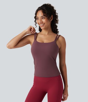 Halara UltraSculpt™ - Yoga-Tanktop mit integriertem BH - DD-F Cups