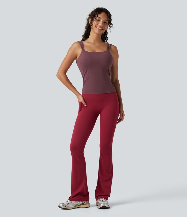 Halara UltraSculpt™ - Yoga-Tanktop mit integriertem BH - DD-F Cups