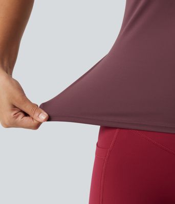 Halara UltraSculpt™ - Yoga-Tanktop mit integriertem BH - DD-F Cups