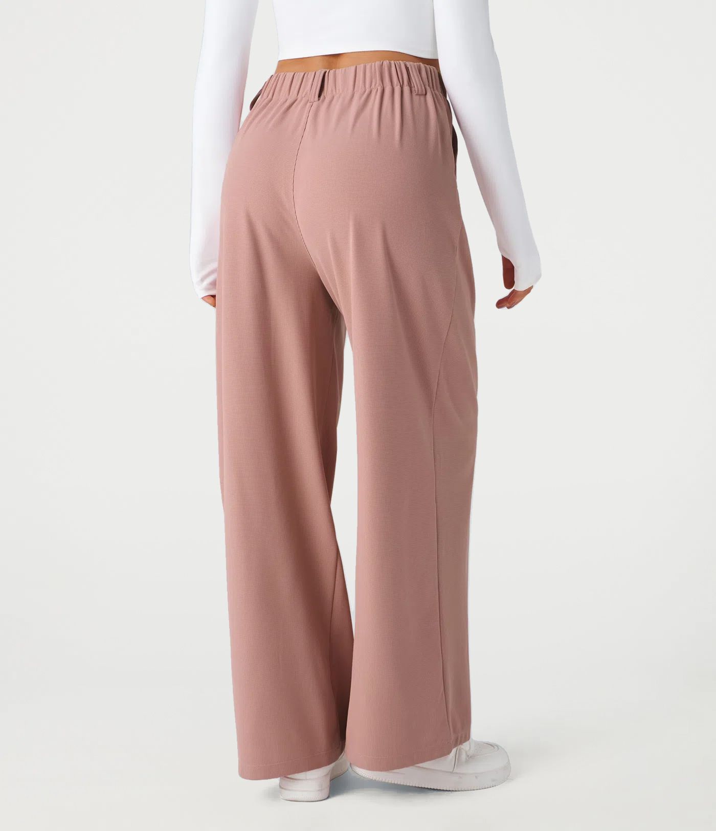 Halara Flex™ High Waisted Pocket Wide Leg Waffle Work Pants Halara Flex™ High Waisted Pocket Wide Leg Waffle Work Pants