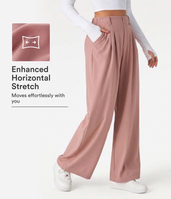 Halara Flex™ High Waisted Pocket Wide Leg Waffle Work Pants Halara Flex™ High Waisted Pocket Wide Leg Waffle Work Pants