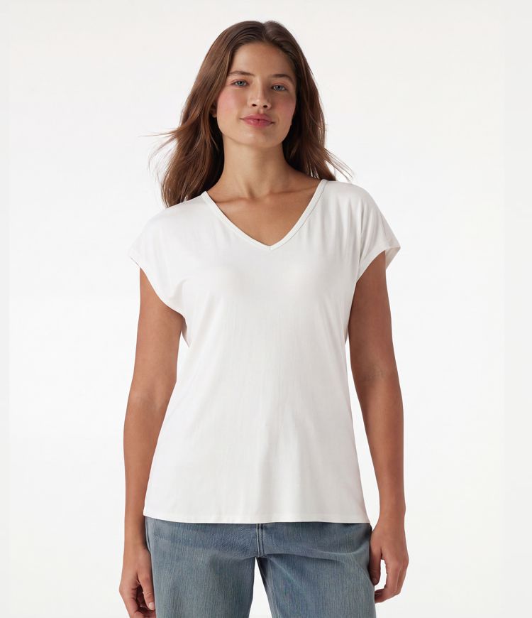 V Neck Short Sleeve Casual T-Shirt