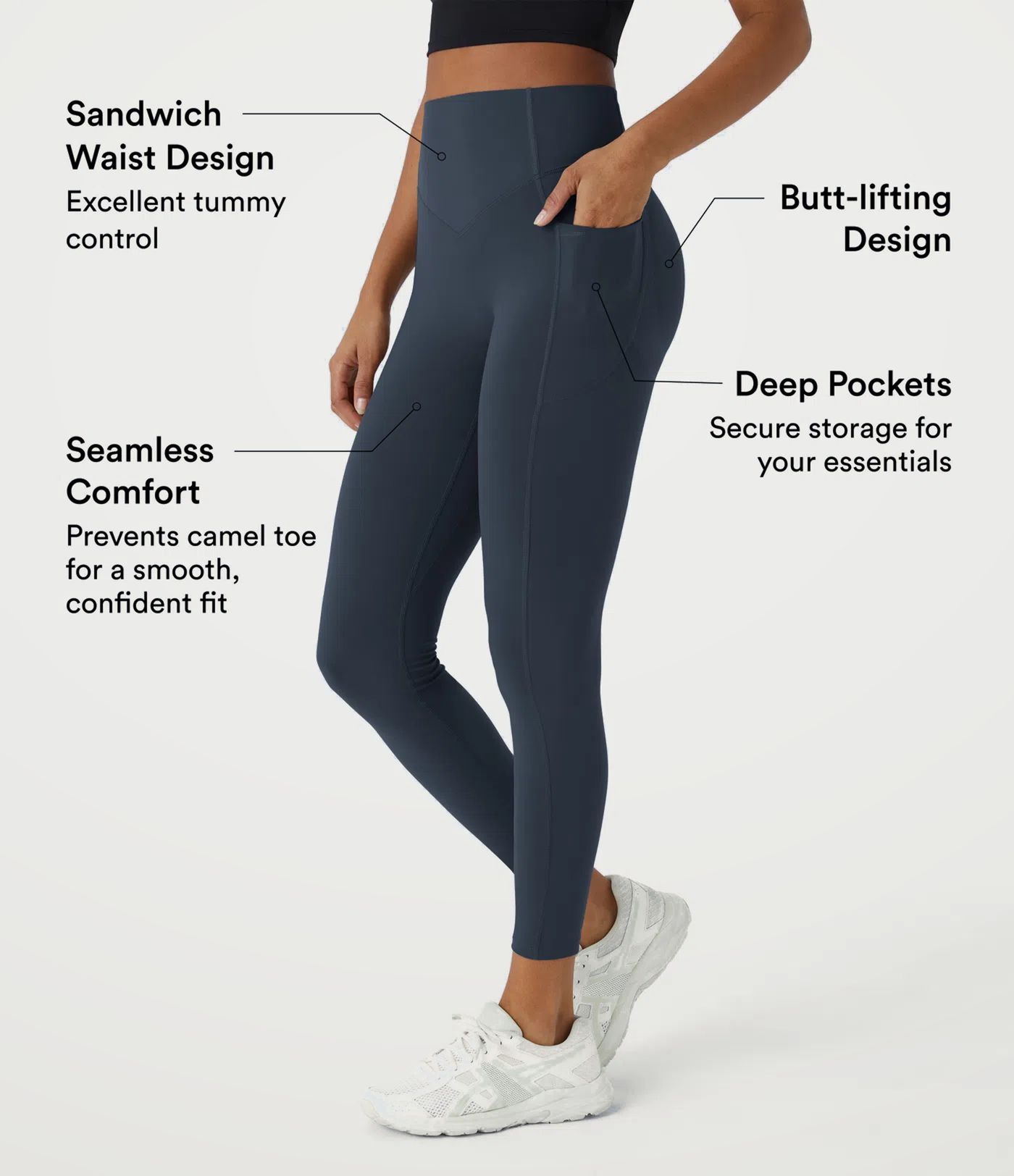Halara UltraSculpt™ High Waisted Scrunch Butt Lifting Tummy Control Pocket Shaping Training Leggings Halara UltraSculpt™ High Waisted Scrunch Butt Lifting Tummy Control Pocket Shaping Training Leggings