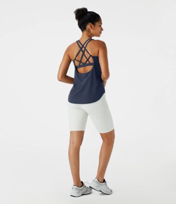 Halara UltraSculpt™ Round Neck Curved Hem Workout Tank Top Halara UltraSculpt™ Round Neck Curved Hem Workout Tank Top