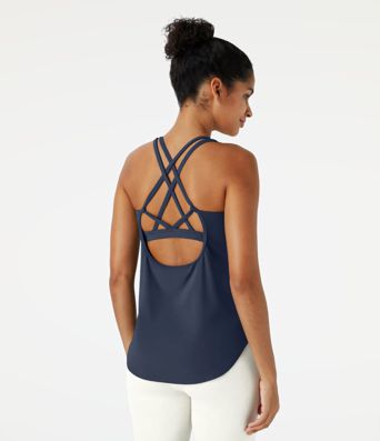 Halara UltraSculpt™ Round Neck Curved Hem Workout Tank Top Halara UltraSculpt™ Round Neck Curved Hem Workout Tank Top