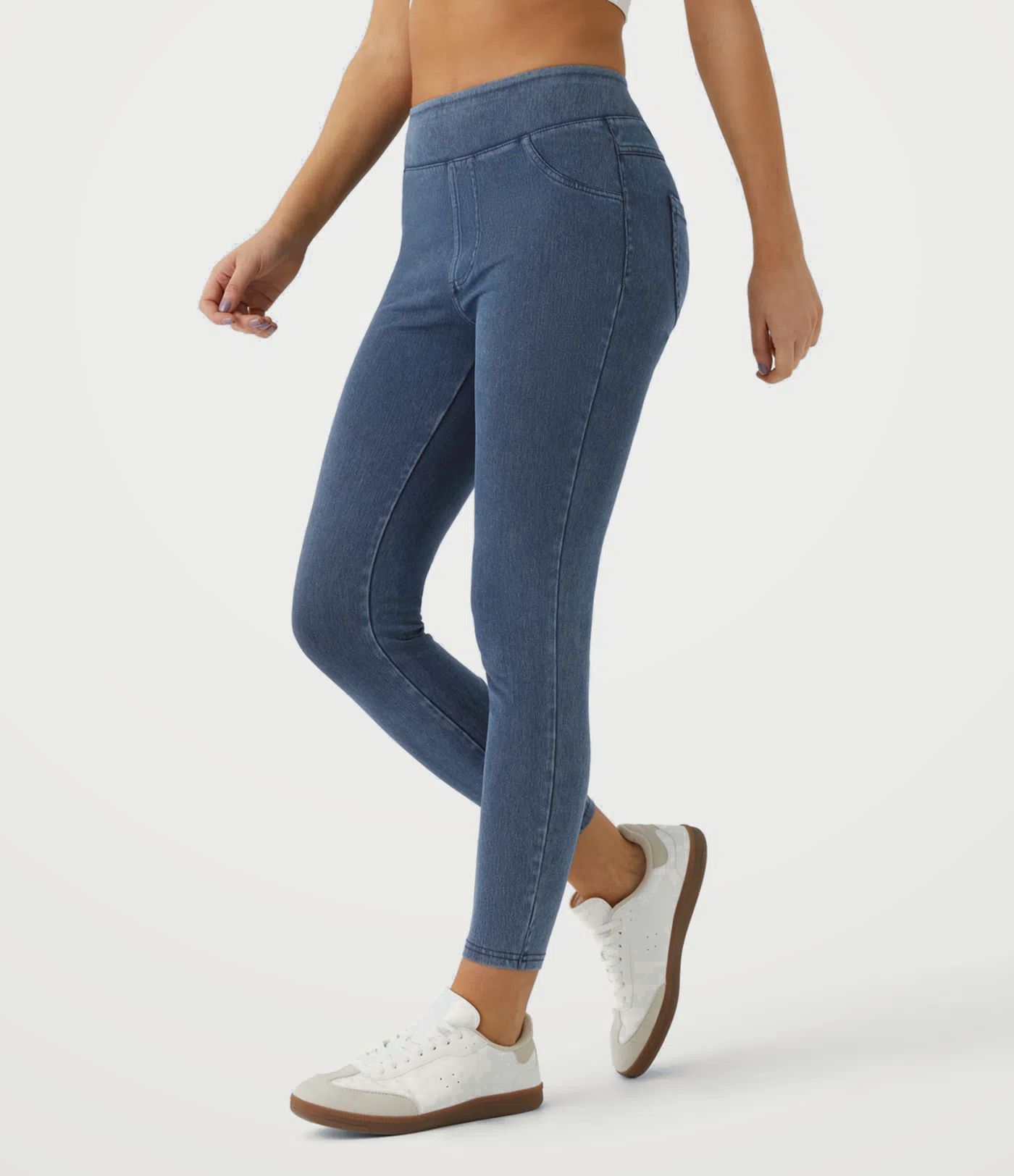 Halara Flex™ High Waisted Pocket Denim Casual Leggings