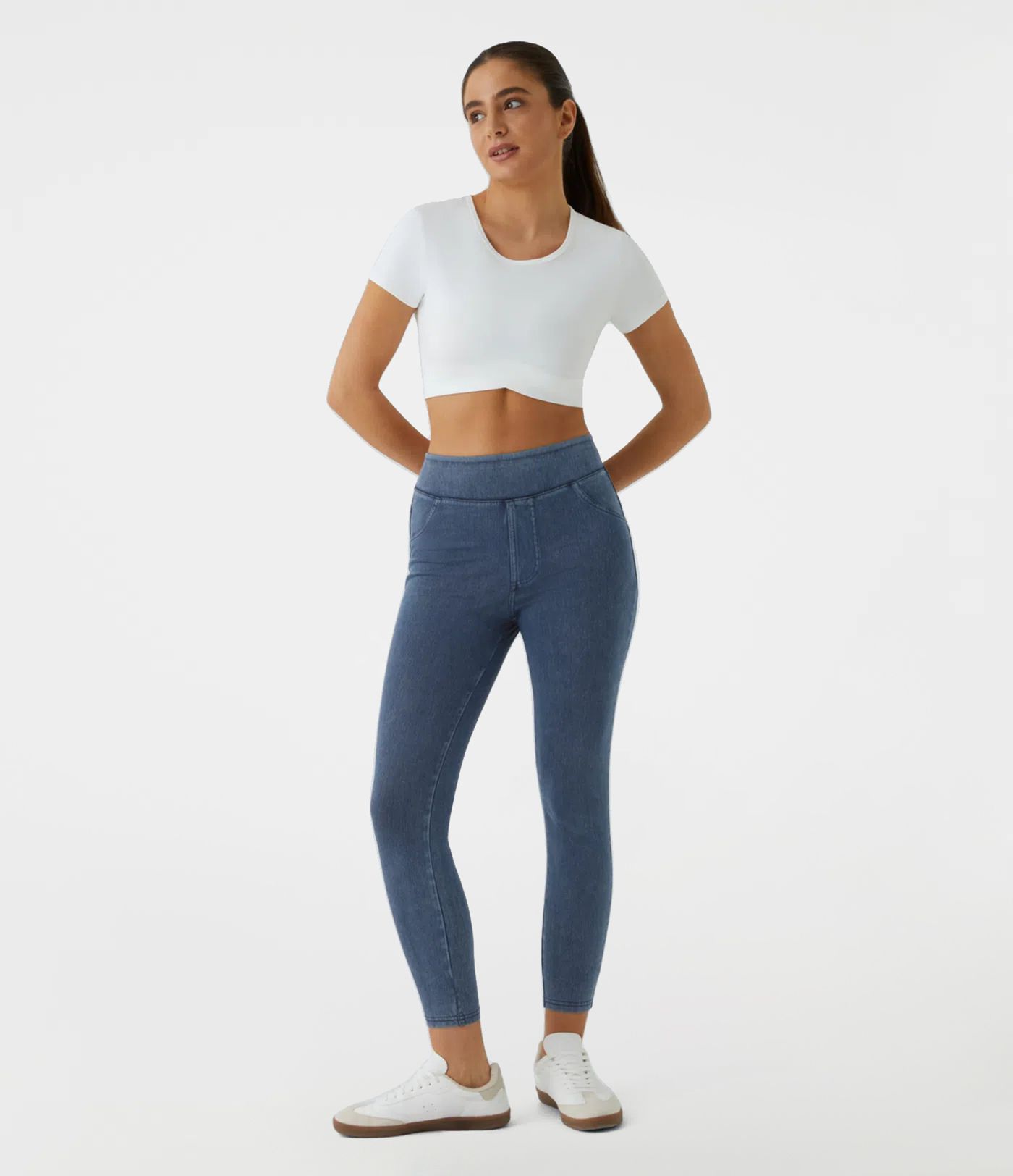 Halara Flex™ High Waisted Pocket Denim Casual Leggings
