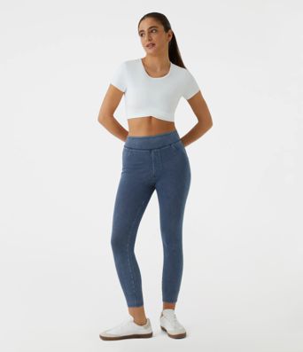 Halara Flex™ High Waisted Pocket Denim Casual Leggings