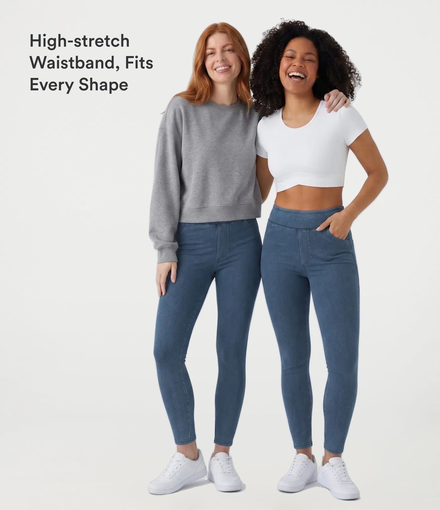 Halara Flex™ High Waisted Pocket Denim Casual Leggings