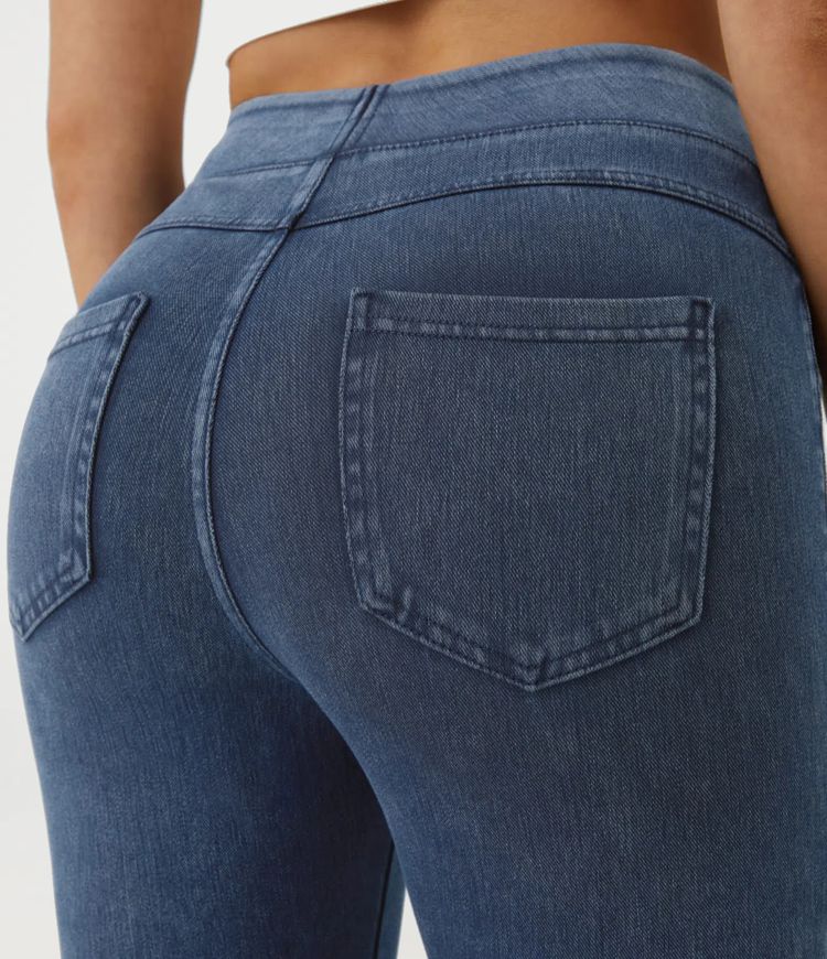 Halara Flex™ High Waisted Pocket Denim Casual Leggings