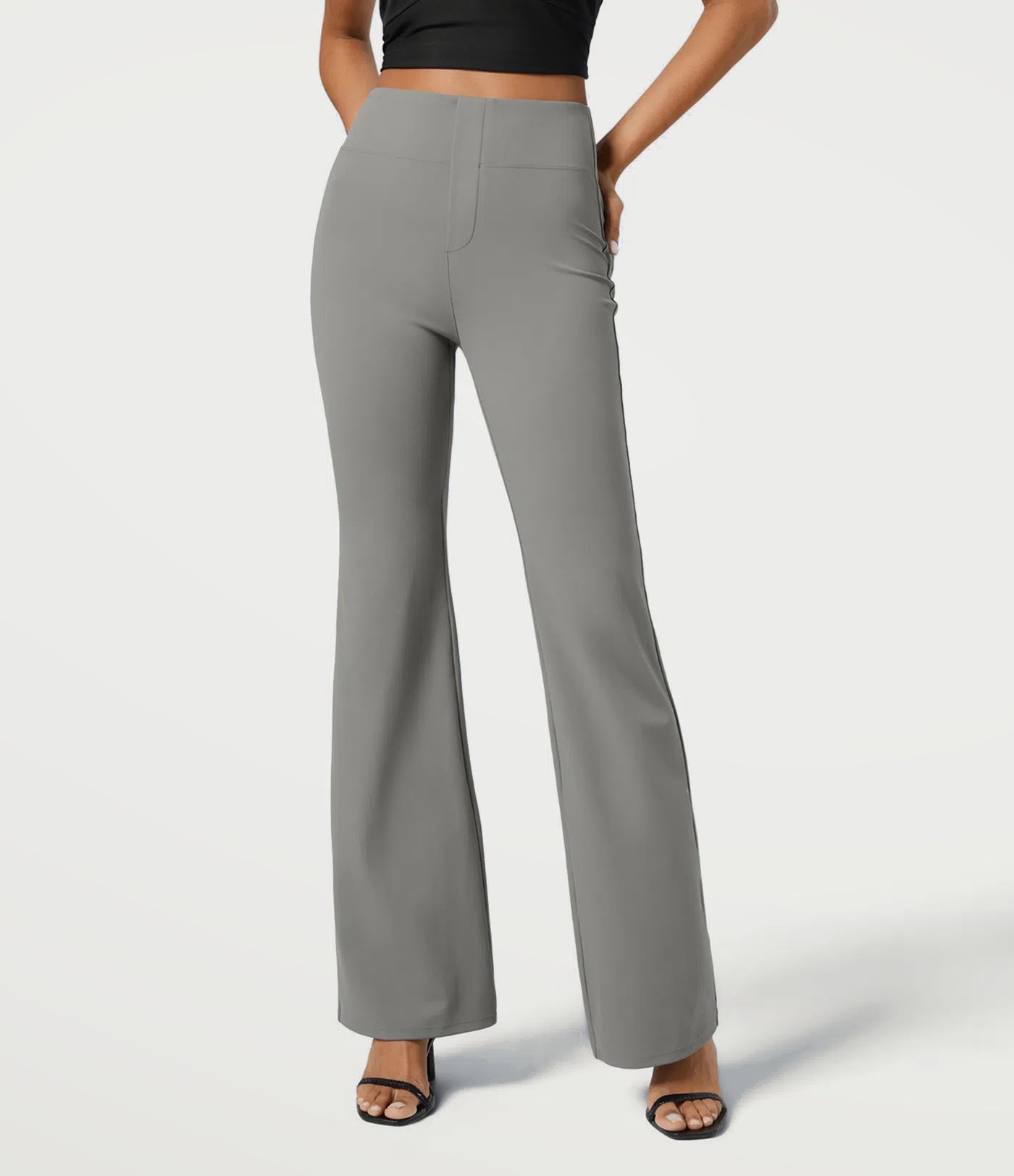 Halara Flex™ High Waisted Back Side Pocket Slight Flare Work Pants
