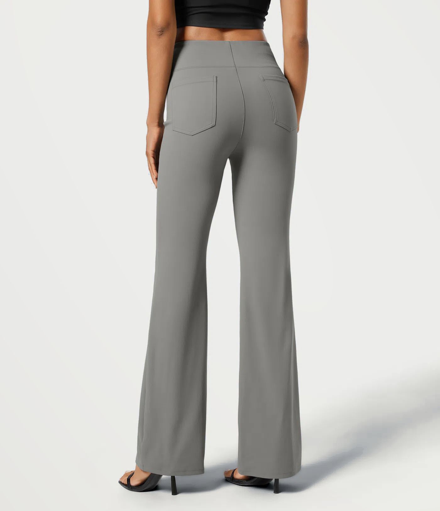 Halara Flex™ High Waisted Back Side Pocket Slight Flare Work Pants