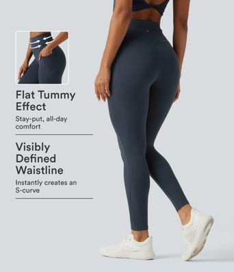 Halara UltraSculpt™ High Waisted Tummy Control Shaping Yoga Leggings with Pockets Halara UltraSculpt™ High Waisted Tummy Control Shaping Yoga Leggings with Pockets