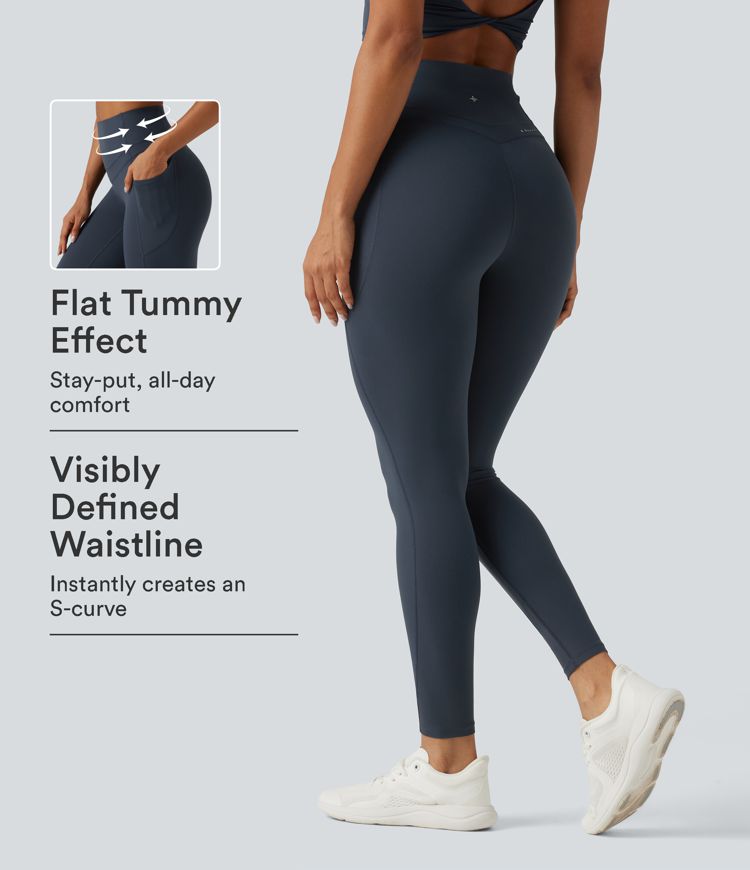 Halara UltraSculpt™ High Waisted Tummy Control Shaping Yoga Leggings with Pockets Halara UltraSculpt™ High Waisted Tummy Control Shaping Yoga Leggings with Pockets
