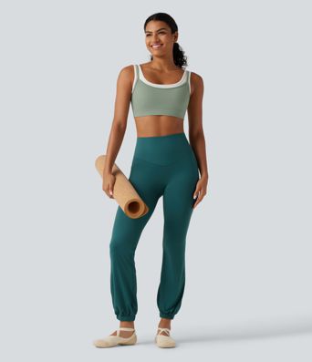 Halara UltraSculpt™ - Yoga-Sport-BH mit mittlerem Support, U-Ausschnitt, Farbblock und gedrehtem Design Halara UltraSculpt™ - Yoga-Sport-BH mit mittlerem Support, U-Ausschnitt, Farbblock und gedrehtem Design