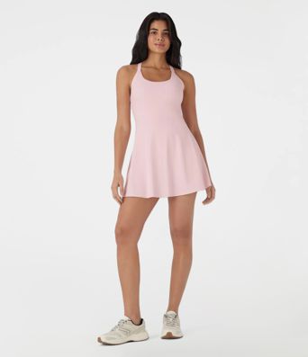 SoftlyZero™ Airy Backless Twisted InstantCool Dance Active Dress-Easy Peezy Edition SoftlyZero™ Airy Backless Twisted InstantCool Dance Active Dress-Easy Peezy Edition