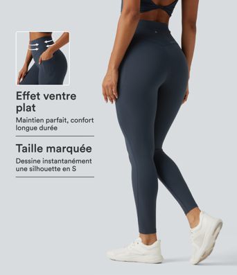 Legging de yoga Halara UltraSculpt™ taille haute gainant avec poches