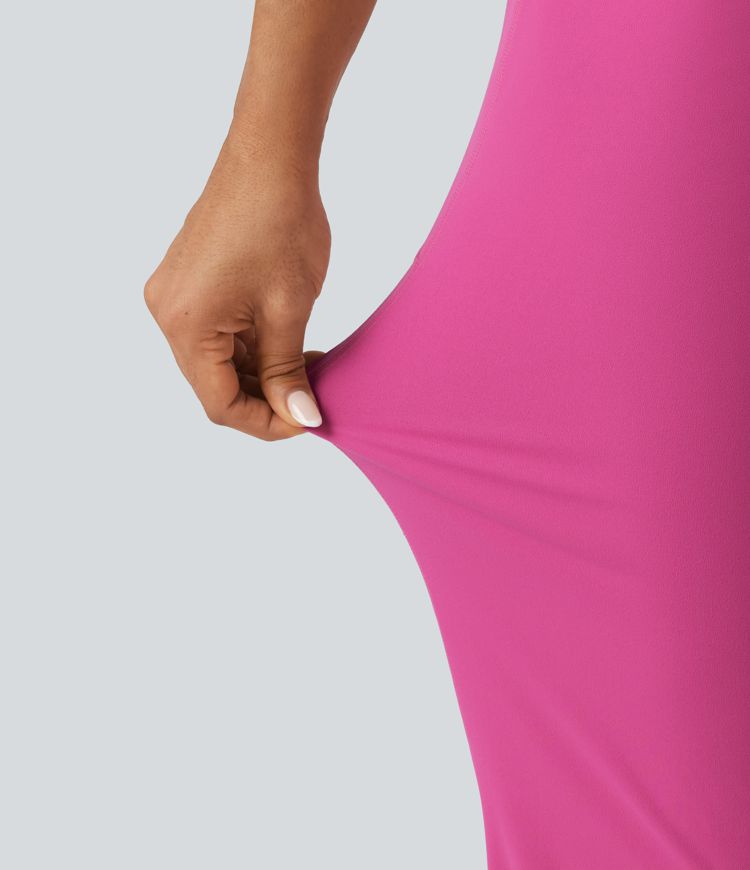 Halara UltraSculpt™ High Waisted Tummy Control Straight Leg Capri Yoga Pants with Pockets Halara UltraSculpt™ High Waisted Tummy Control Straight Leg Capri Yoga Pants with Pockets