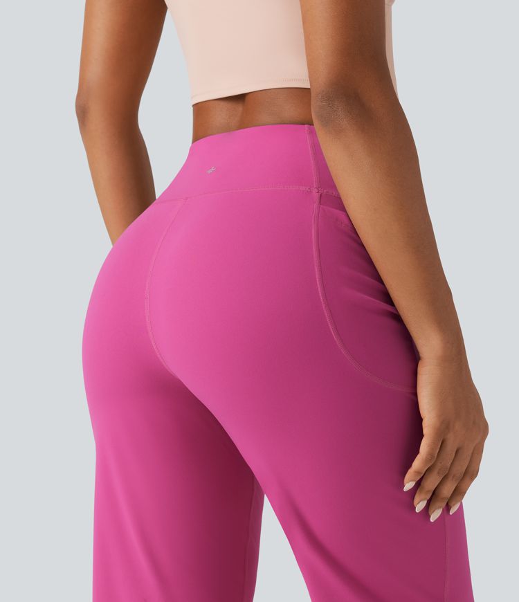 Halara UltraSculpt™ High Waisted Tummy Control Straight Leg Capri Yoga Pants with Pockets Halara UltraSculpt™ High Waisted Tummy Control Straight Leg Capri Yoga Pants with Pockets