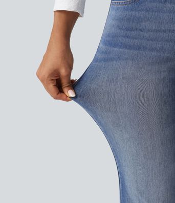 Halara Flex™ High Waisted Casual Flare Jeans with Pockets