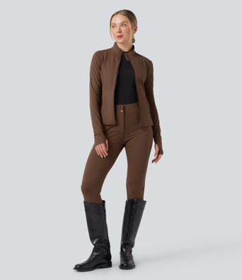 Pantalon ajusté 7/8 taille moyenne DayStretch avec poches