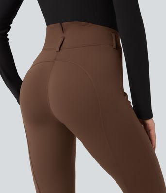 Pantalon ajusté 7/8 taille moyenne DayStretch avec poches
