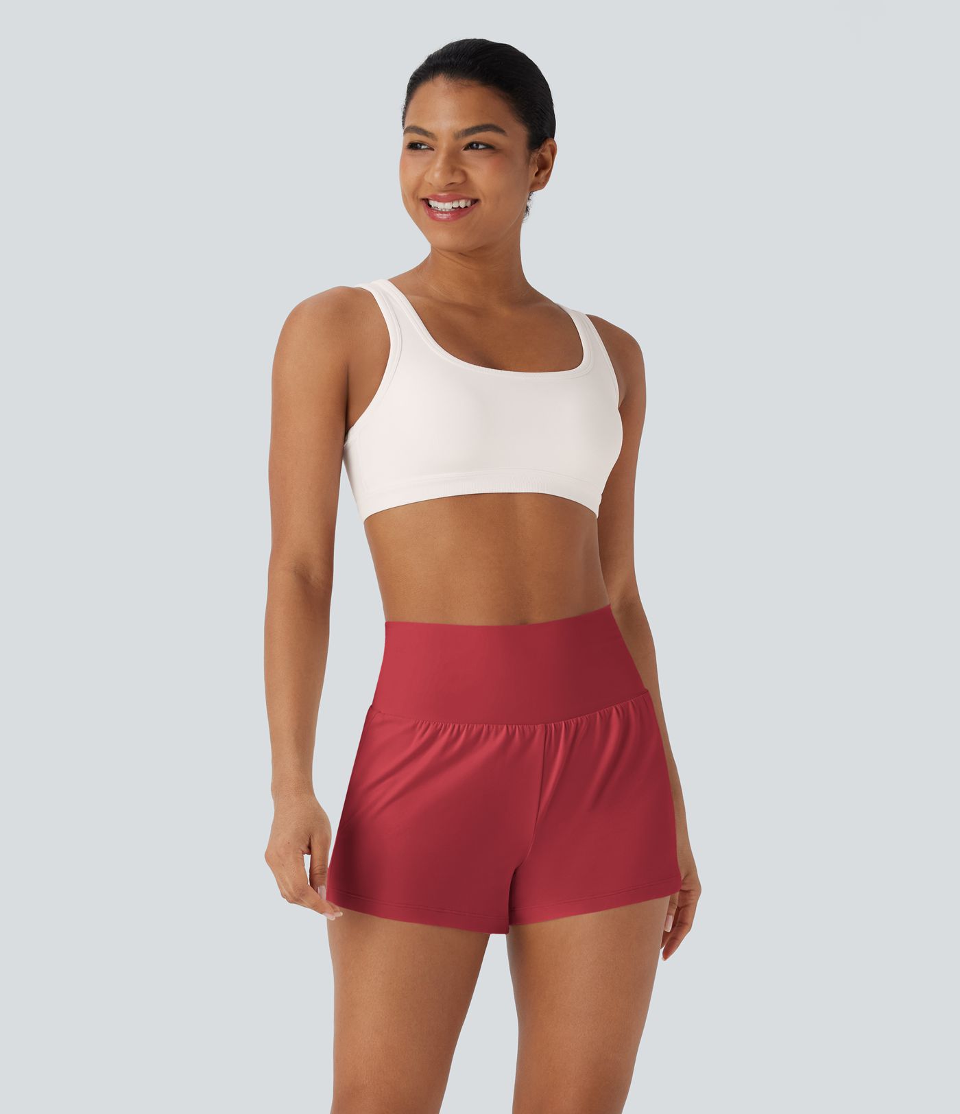 SoftlyZero™ Airy — shorts de yoga super taille haute 2-en-1 InstantCool avec poches SoftlyZero™ Airy — shorts de yoga super taille haute 2-en-1 InstantCool avec poches