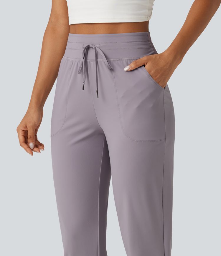 Halara UltraSculpt™ High Waisted Drawstring Ruched Yoga Joggers with Pockets Halara UltraSculpt™ High Waisted Drawstring Ruched Yoga Joggers with Pockets
