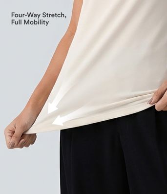 Asymmetric Cowl Neck Short Sleeve Ruched Split Hem Work Blouse
