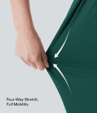 U Back Sleeveless Casual Jumpsuit with Pockets