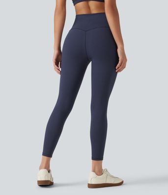 High Waisted Waffle Casual Leggings
