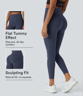 Halara UltraSculpt™ High Waisted Scrunch Butt Lifting Tummy Control Pocket Shaping Training Leggings