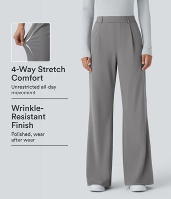 Halara Flex™ DayStretch High Waisted Pocket Work Flare Pants