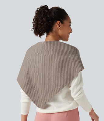 Stripe Sweater Knit Casual Scarf