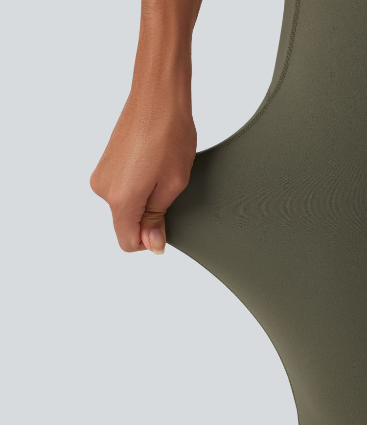 Halara UltraSculpt™ High Waisted Crossover Scrunch Butt Lifting Tummy Control Shaping Yoga Flare Leggings with Pockets Halara UltraSculpt™ High Waisted Crossover Scrunch Butt Lifting Tummy Control Shaping Yoga Flare Leggings with Pockets