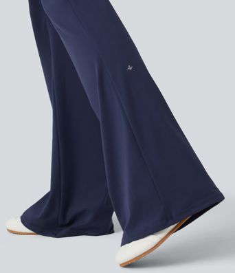 SoftlyZero™ - Flare-Tanz-Leggings mit mittelhohem Bund, und Bindeband vorne - UPF50+