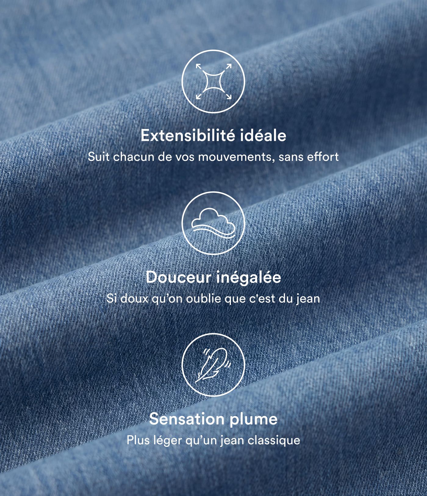 Halara Flex™ Jean large casual taille haute croisée ventre plat, avec poches Halara Flex™ Jean large casual taille haute croisée ventre plat, avec poches
