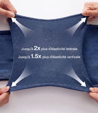 Short bermuda casual denim grande taille Halara Flex™ tricot extensible délavé taille haute multiples poches ourlet roulotté Short bermuda casual denim grande taille Halara Flex™ tricot extensible délavé taille haute multiples poches ourlet roulotté