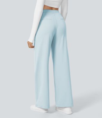 Halara Flex™ DayStretch High Waisted Pocket Straight Leg Work Pants Halara Flex™ DayStretch High Waisted Pocket Straight Leg Work Pants