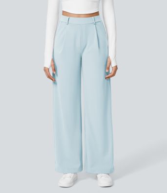 Halara Flex™ DayStretch High Waisted Pocket Straight Leg Work Pants Halara Flex™ DayStretch High Waisted Pocket Straight Leg Work Pants
