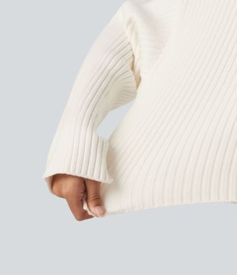 V-Neck Long Sleeve Casual Sweater